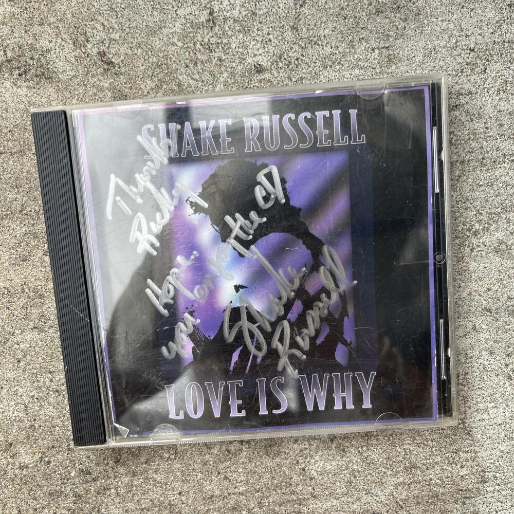2006 Shake Russell Love is Why Country Music Album CD Arsfilia Records H08